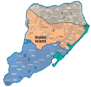 Map of Staten Island neighborhoods & quarters