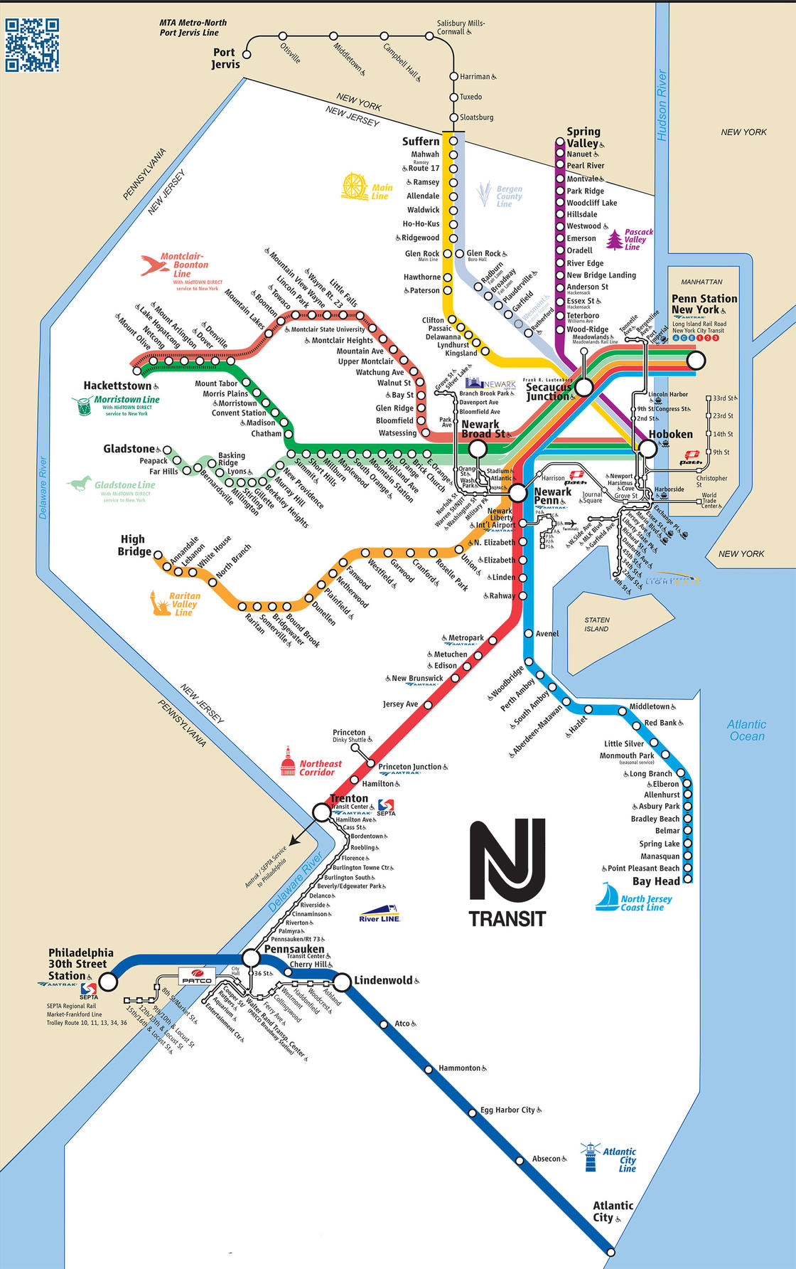 Nj Transit Map 